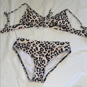 Leopard Print Bikini Set